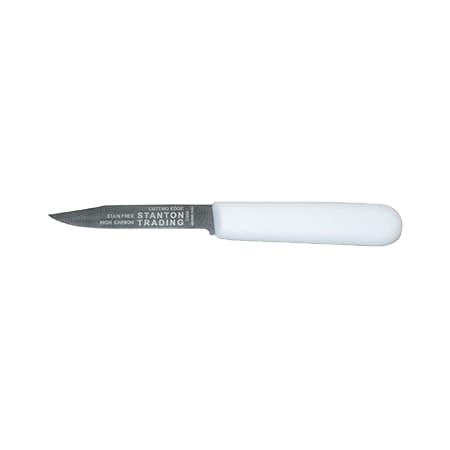 Paring Knife 3.5 White PP Handle, Straight Edge, High-
